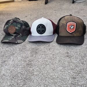 Billabong, RVCA, Rip Curl Hats